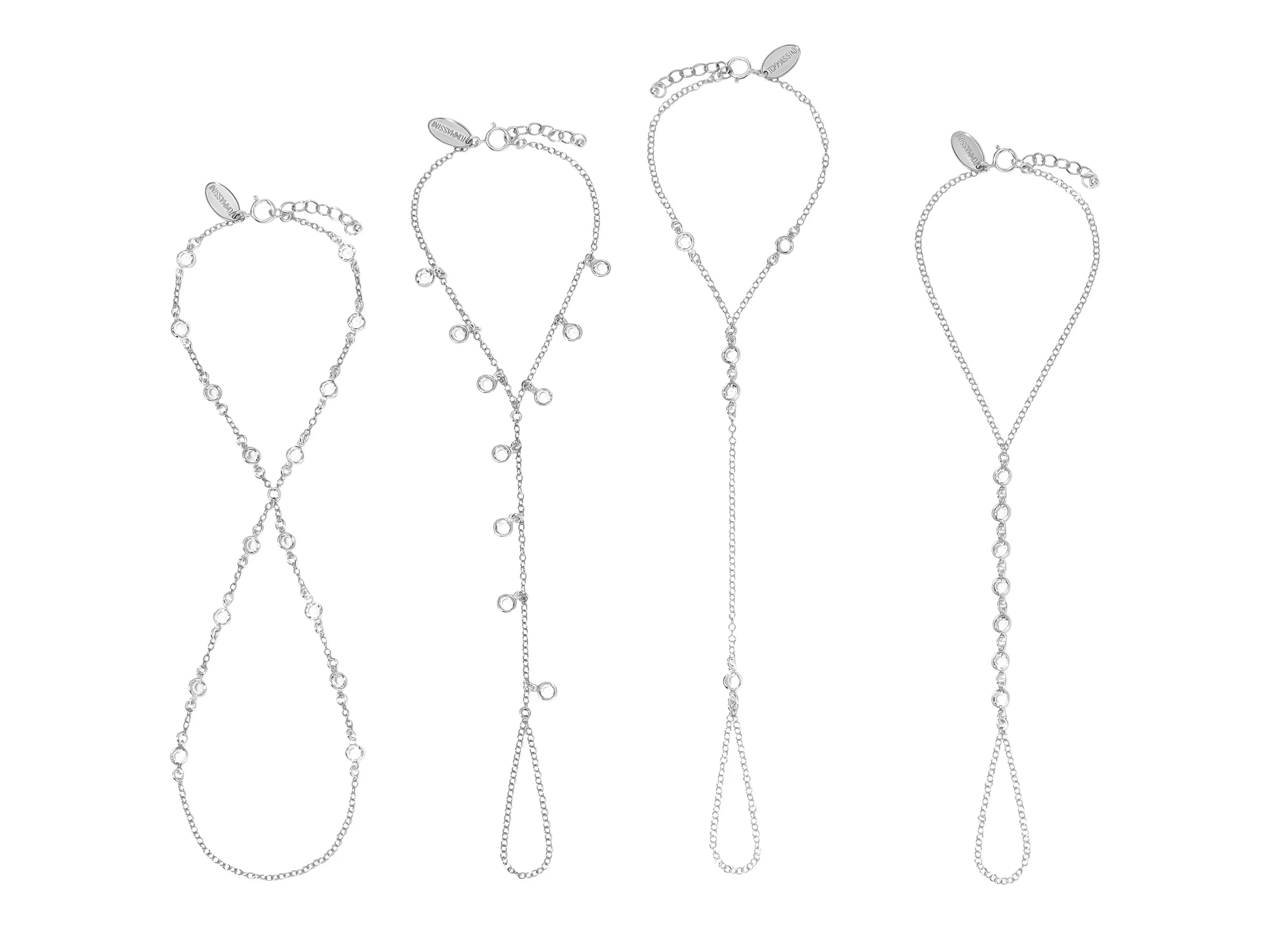 【TommassiniJewelry】Crystalハンドチェーン Crystal Hand Chain — Tommassini Jewelry